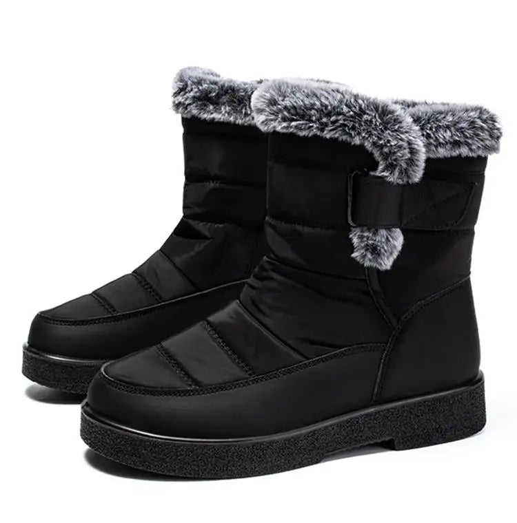 KissICON Women's Boots Snow New Women Shoes Platform Shoes