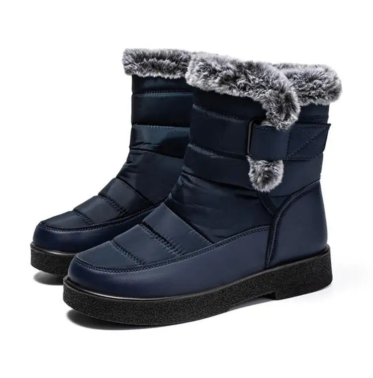 KissICON Women's Boots Snow New Women Shoes Platform Shoes