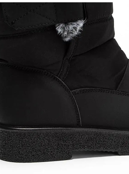 KissICON Women's Boots Snow New Women Shoes Platform Shoes