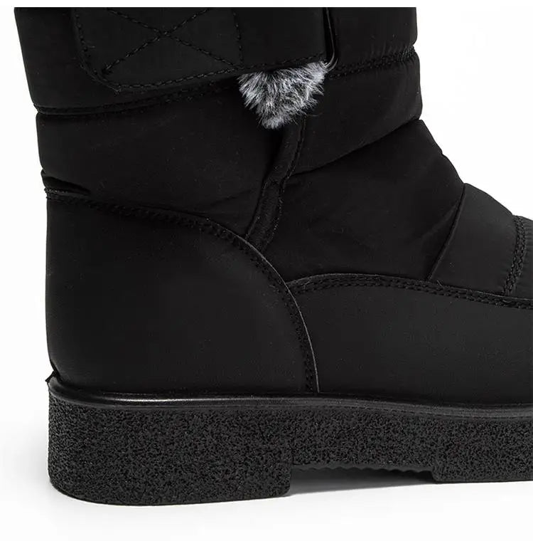 KissICON Women's Boots Snow New Women Shoes Platform Shoes