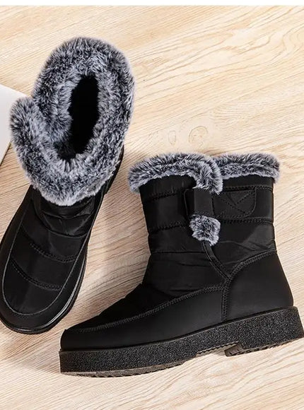 KissICON Women's Boots Snow New Women Shoes Platform Shoes