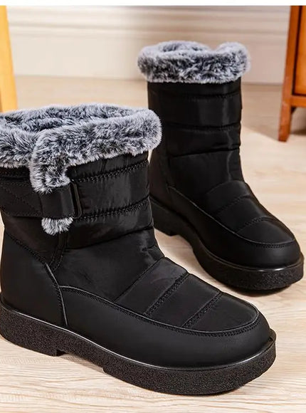 KissICON Women's Boots Snow New Women Shoes Platform Shoes