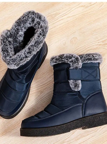 KissICON Women's Boots Snow New Women Shoes Platform Shoes