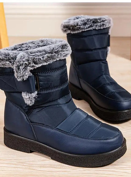 KissICON Women's Boots Snow New Women Shoes Platform Shoes