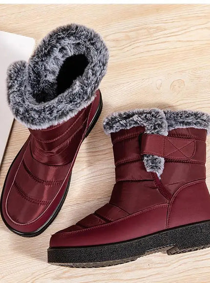 KissICON Women's Boots Snow New Women Shoes Platform Shoes