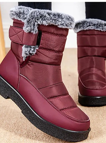 KissICON Women's Boots Snow New Women Shoes Platform Shoes