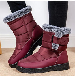 KissICON Women's Boots Snow New Women Shoes Platform Shoes