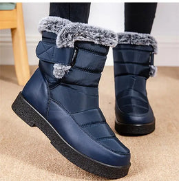 KissICON Women's Boots Snow New Women Shoes Platform Shoes