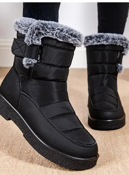 KissICON Women's Boots Snow New Women Shoes Platform Shoes