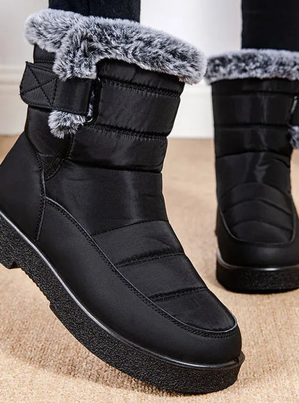 KissICON Women's Boots Snow New Women Shoes Platform Shoes