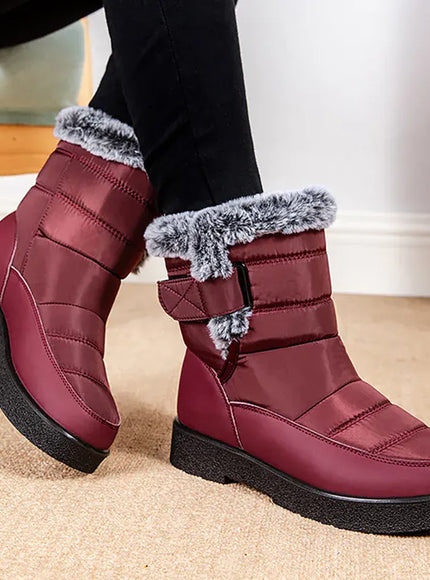 KissICON Women's Boots Snow New Women Shoes Platform Shoes