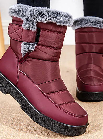KissICON Women's Boots Snow New Women Shoes Platform Shoes