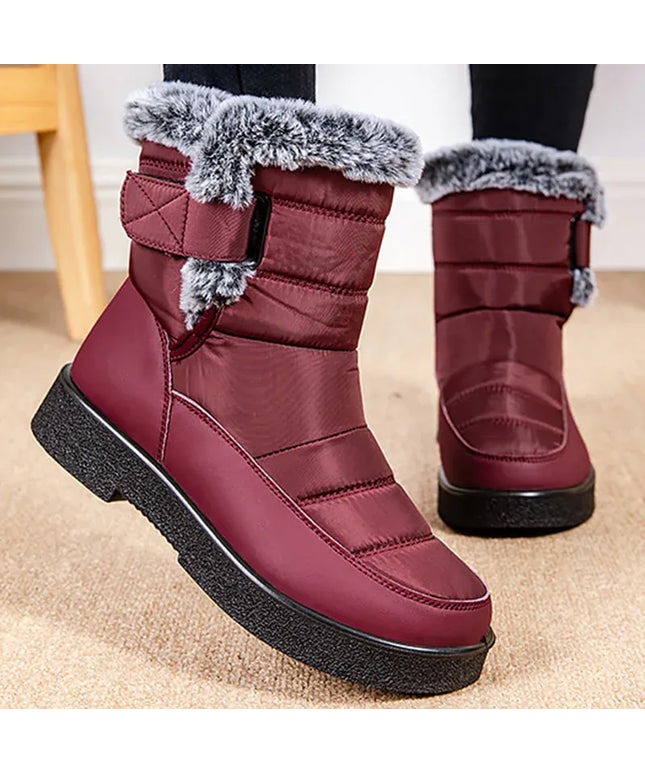 KissICON Women's Boots Snow New Women Shoes Platform Shoes