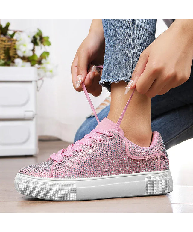 Dropshipman Women's Breathable Mesh Patchwork Lace-Up Sneakers – Casual Trainers