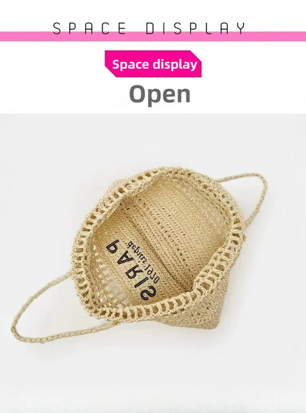 KissICON Women's Crossbody – Hand-woven Shoulder Letter