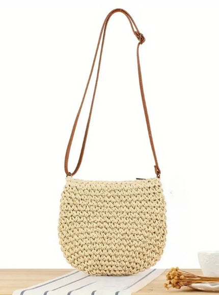 KissICON Women's Crossbody – Woven Wooden Beads