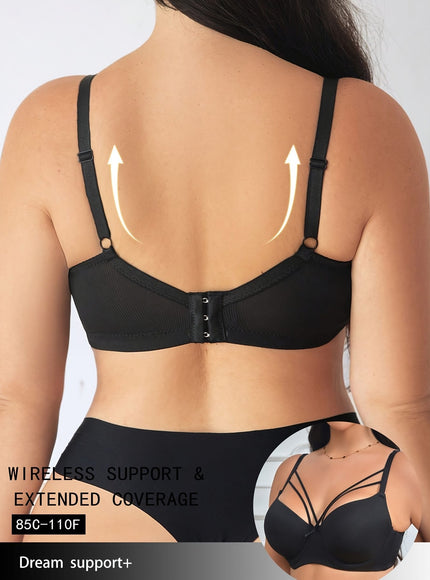 KissICON Women's Curve Bras – Underwire Full Coverage