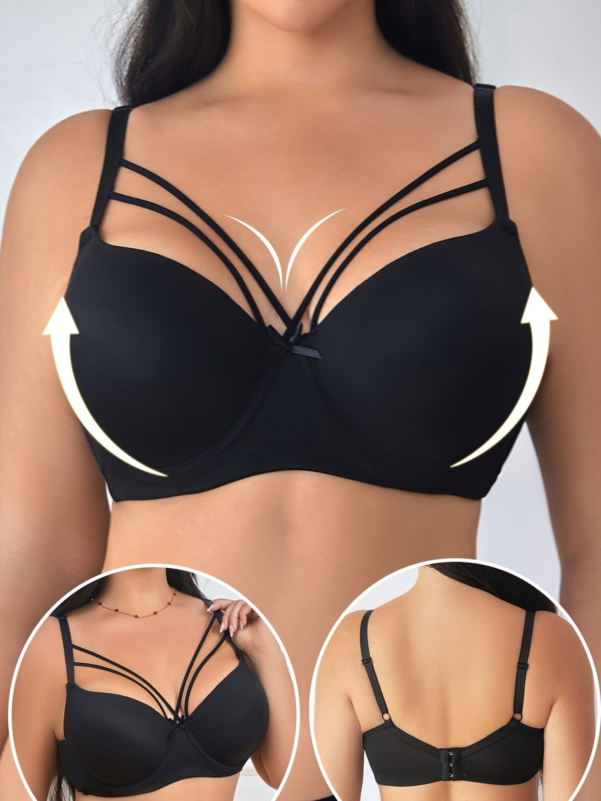 KissICON Women's Curve Bras – Underwire Full Coverage