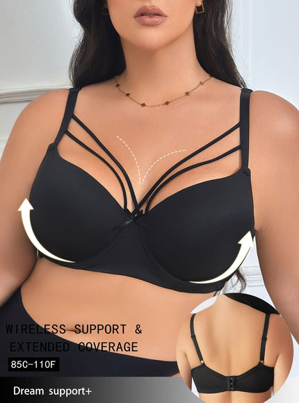KissICON Women's Curve Bras – Underwire Full Coverage