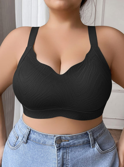 KissICON Women's Curve Light Green Bra – Elasticity Nylon Elastane