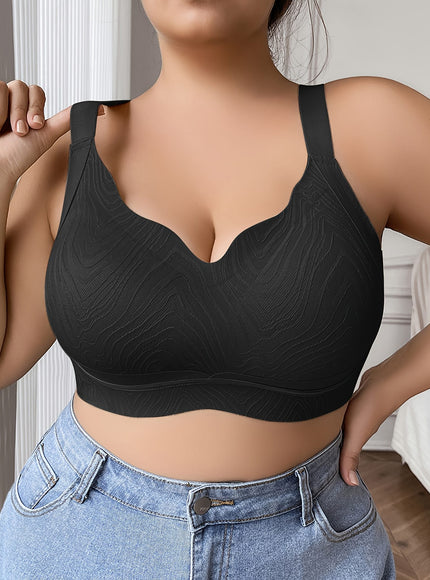 KissICON Women's Curve Light Green Bra – Elasticity Nylon Elastane