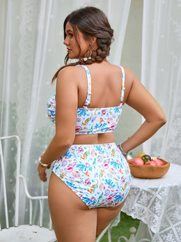 KissICON Women's Curve Two-piece Bikini – Beachwear Printed
