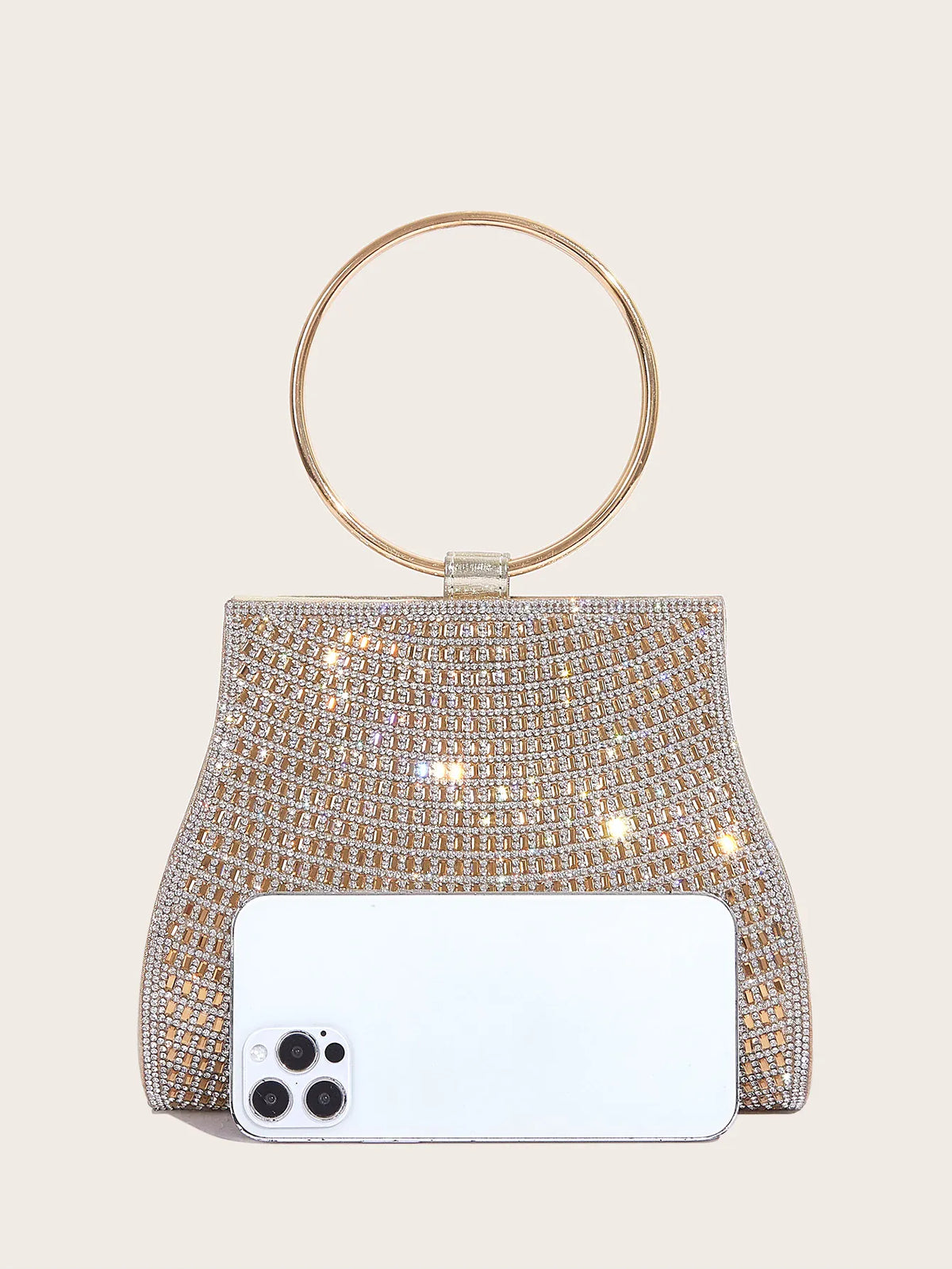 Dropshipman Women's Diamond Handbags Rhinestones Evening Bags Bridal Stones Clutch Purse Lady Clutches Bags Party Wedding Evening Bag Female