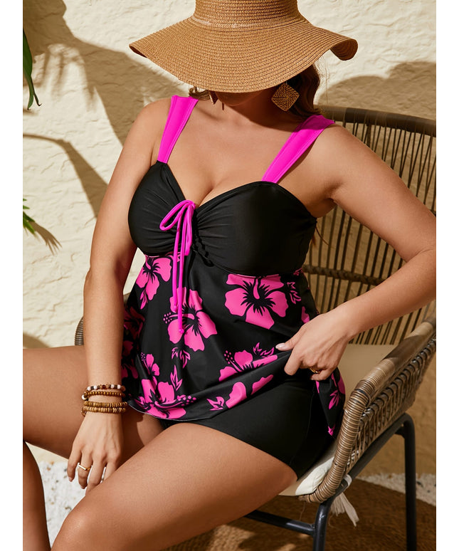 KissICON Women's Elegant Fashionable Swimsuit – Featuring Floral