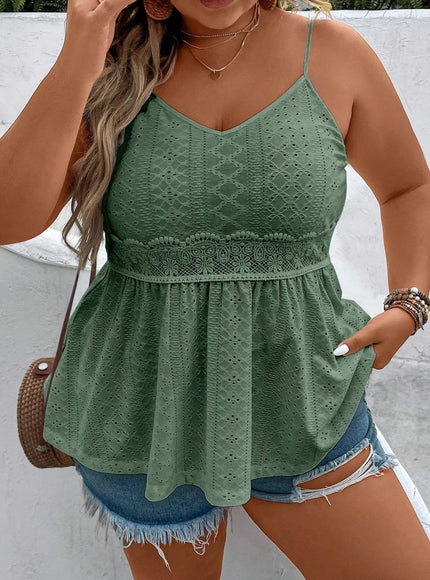 KissICON Women's Elegant Off-Shoulder Lace Trim Sleeveless Tank Top
