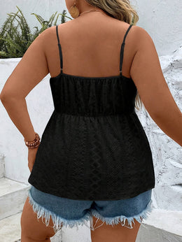 KissICON Women's Elegant Off-Shoulder Lace Trim Sleeveless Tank Top