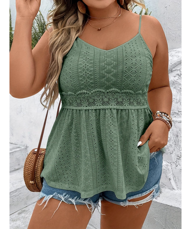 KissICON Women's Elegant Off-Shoulder Lace Trim Sleeveless Tank Top