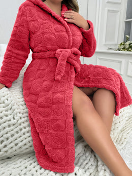 KissICON Women'S Elegant V-Neck Long Sleeve Robe - Cozy