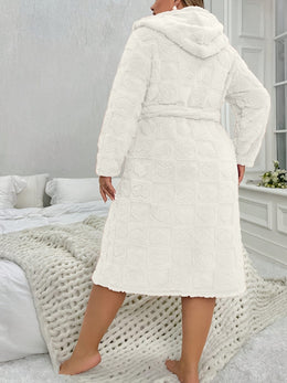 KissICON Women'S Elegant V-Neck Long Sleeve Robe - Cozy