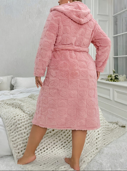 KissICON Women'S Elegant V-Neck Long Sleeve Robe - Cozy