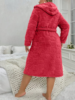KissICON Women'S Elegant V-Neck Long Sleeve Robe - Cozy