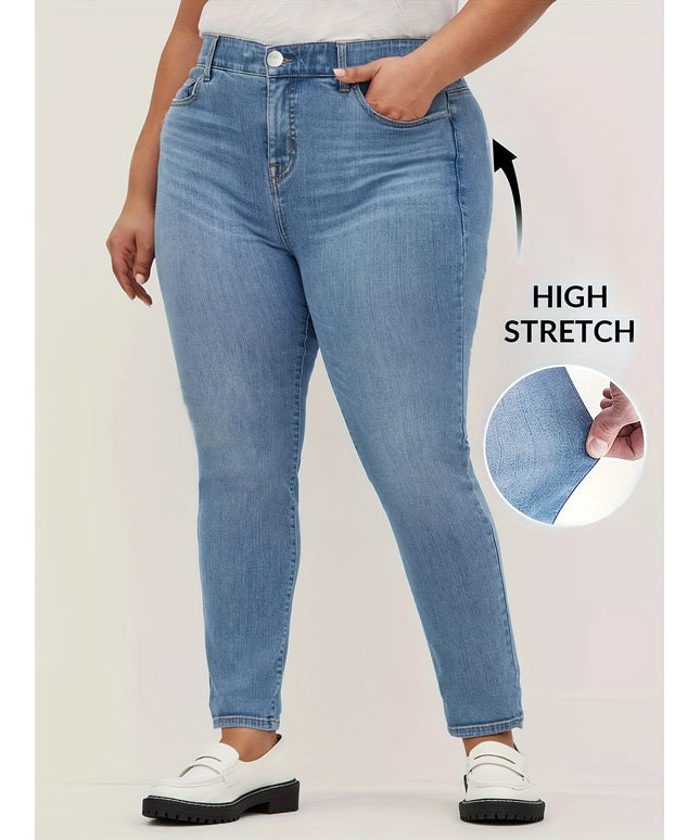 jkthpu-45 Women's Extra Wide Leg Light Wash Blue Distressed