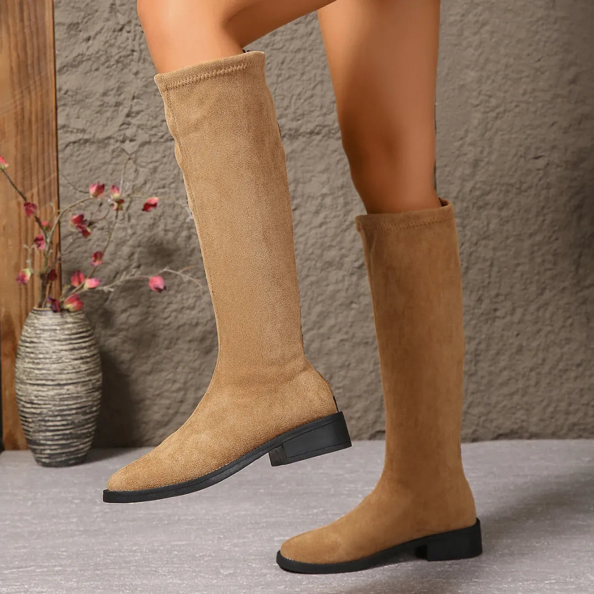 KissICON Women's Fashion Boots Spring and Autumn New Style