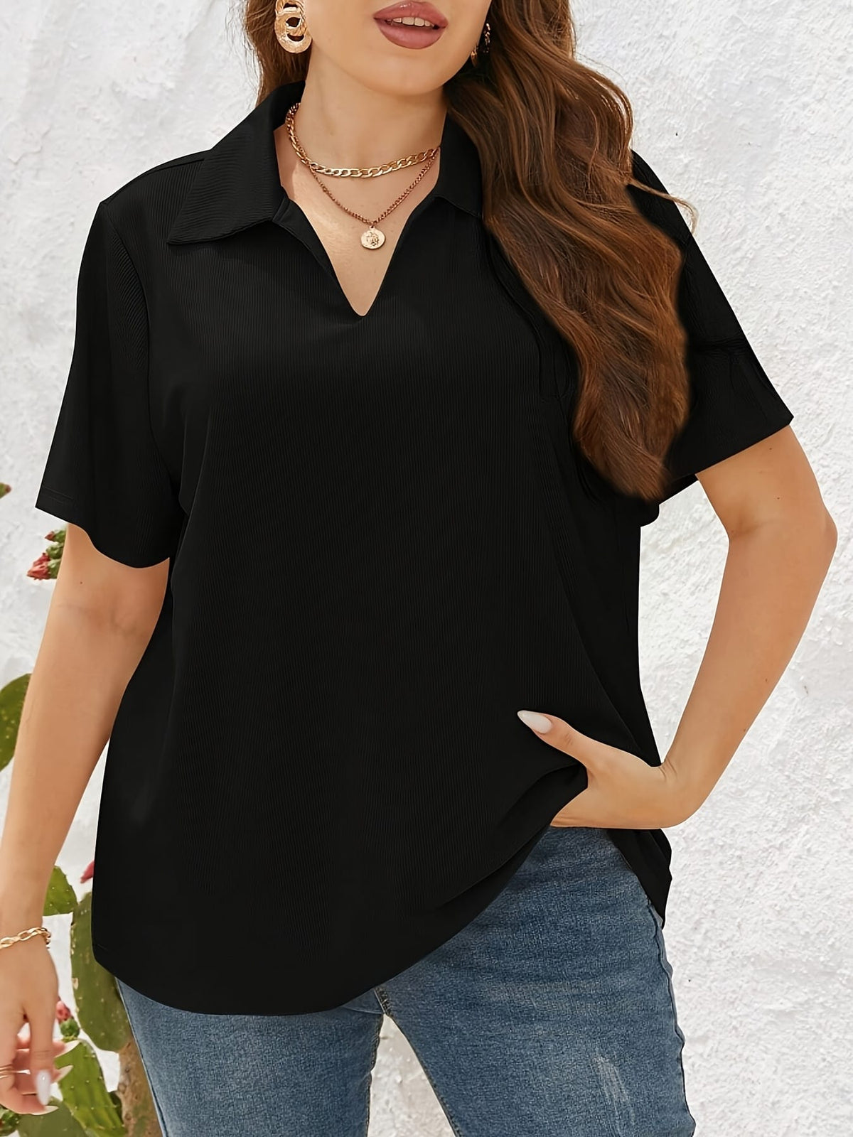 KissICON Women'S Fashion Plus Size T-Shirt
