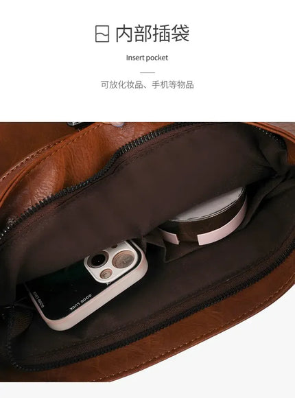 KissICON Women's Hand High-end Leather Showing Elegant