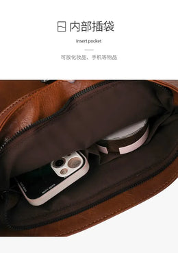 KissICON Women's Hand High-end Leather Showing Elegant