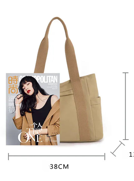 KissICON Women's Handbag – Fashionable Canvas Top-handle