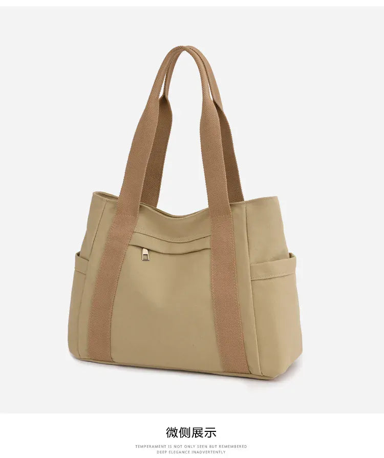 KissICON Women's Handbag – Fashionable Canvas Top-handle