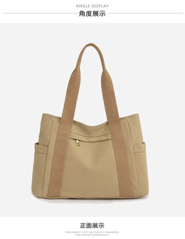 KissICON Women's Handbag – Fashionable Canvas Top-handle