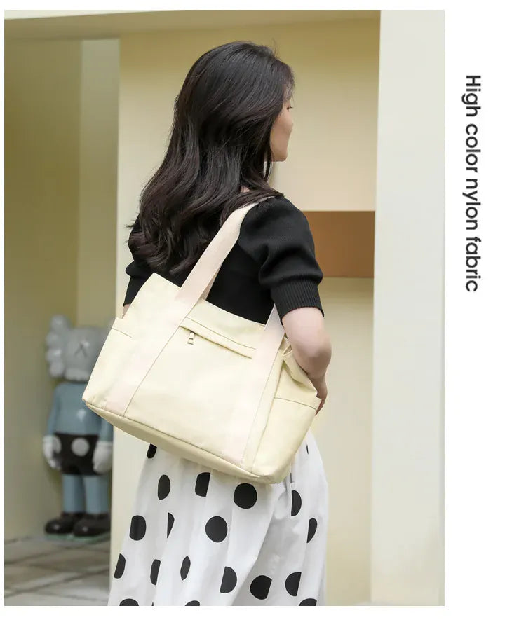 KissICON Women's Handbag – Fashionable Canvas Top-handle