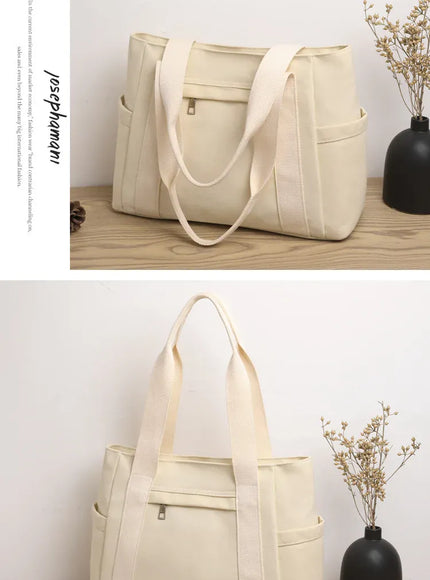 KissICON Women's Handbag – Fashionable Canvas Top-handle