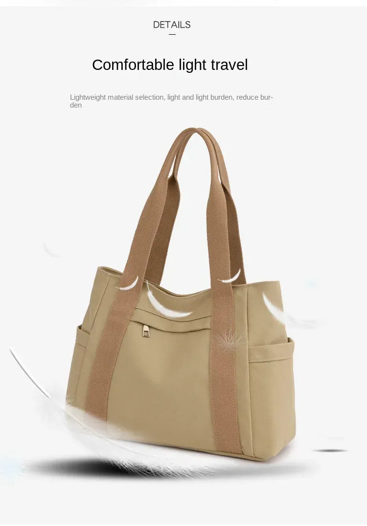 KissICON Women's Handbag – Fashionable Canvas Top-handle