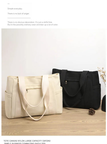 KissICON Women's Handbag – Fashionable Canvas Top-handle