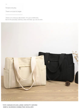 KissICON Women's Handbag – Fashionable Canvas Top-handle