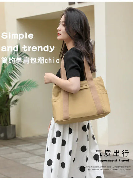 KissICON Women's Handbag – Fashionable Canvas Top-handle