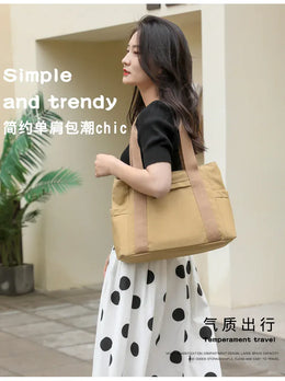 KissICON Women's Handbag – Fashionable Canvas Top-handle